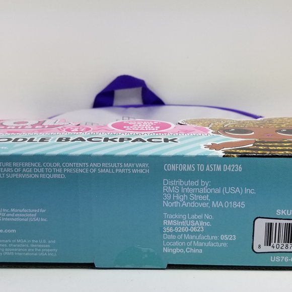 L.O.L.Surprise! L.O.L Colour Your Own Doodle Backpack , 4 Markers - Picture 10 of 10